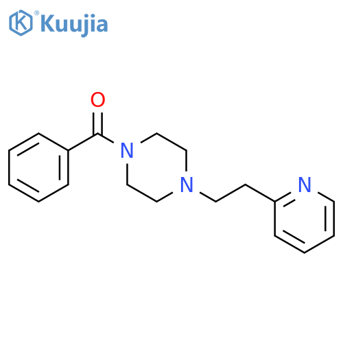 Piperazine, 1-benzoyl-4-[2-(2-pyridinyl)ethyl]- structure