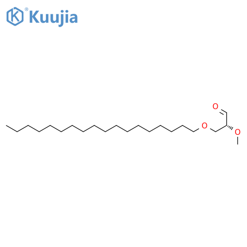 Propanal, 2-methoxy-3-(octadecyloxy)-, (R)- structure