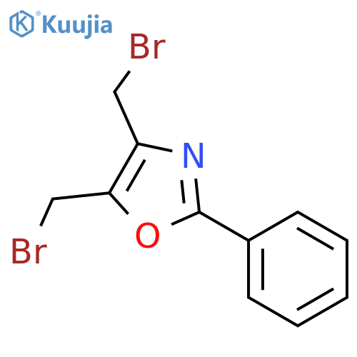 Oxazole, 4,5-bis(bromomethyl)-2-phenyl- structure