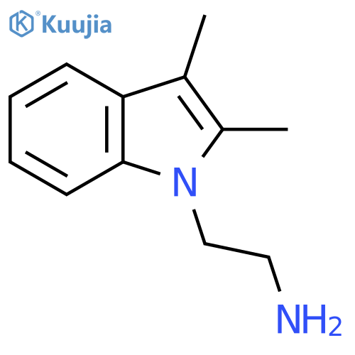 2-(2,3-dimethyl-1H-indol-1-yl)ethan-1-amine structure