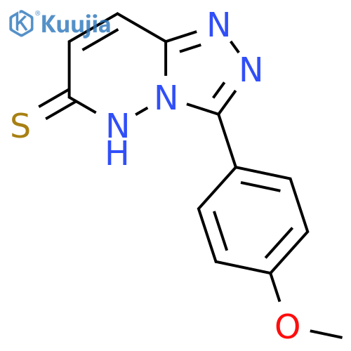3-(4-methoxyphenyl)-[1,2,4]triazolo[4,3-b]pyridazine-6-thiol structure