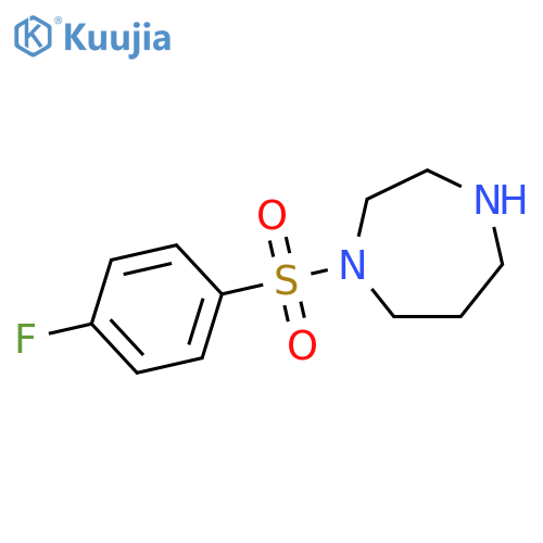 1-(4-Fluorobenzenesulfonyl)-1,4-diazepane structure