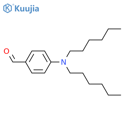 Benzaldehyde, 4-(dihexylamino)- structure