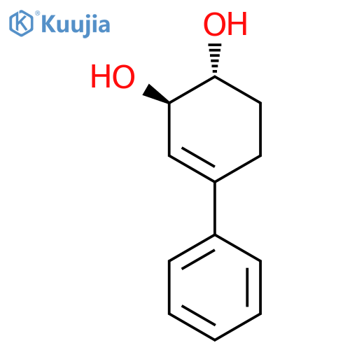 3-Cyclohexene-1,2-diol, 4-phenyl-, trans- structure