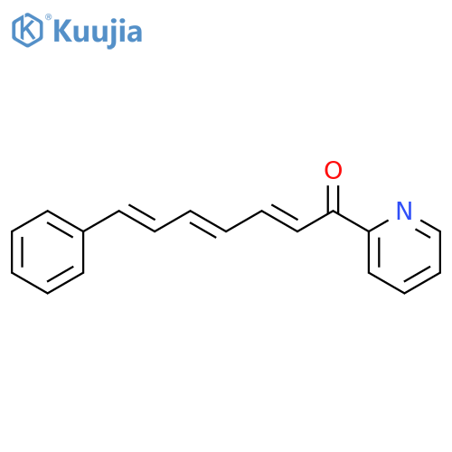 2,4,6-Heptatrien-1-one, 7-phenyl-1-(2-pyridinyl)- structure