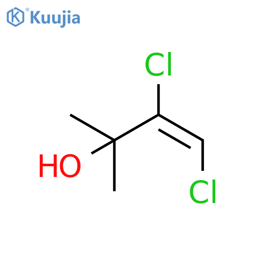 3-Buten-2-ol, 3,4-dichloro-2-methyl-, (E)- structure
