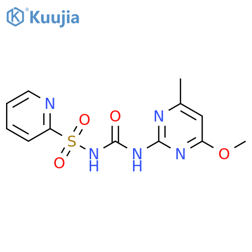 2-Pyridinesulfonamide, N-[[(4-methoxy-6-methyl-2-pyrimidinyl)amino]carbonyl]- structure