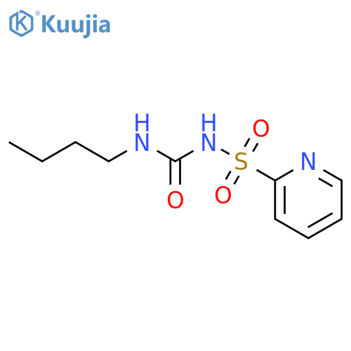 2-Pyridinesulfonamide, N-[(butylamino)carbonyl]- structure