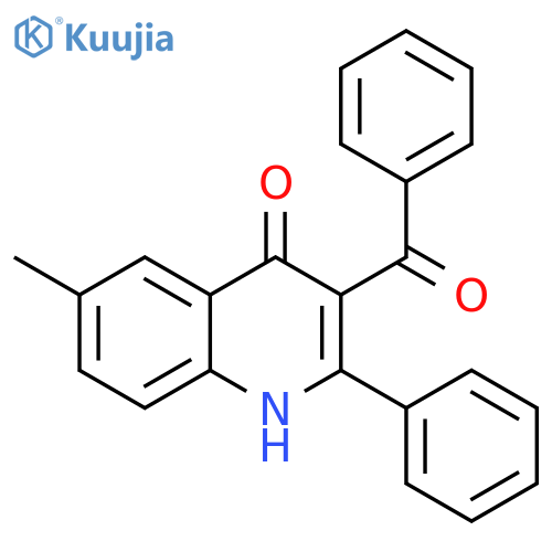 4(1H)-Quinolinone, 3-benzoyl-6-methyl-2-phenyl- structure