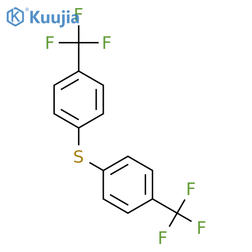 Benzene, 1,1'-thiobis[4-(trifluoromethyl)- structure