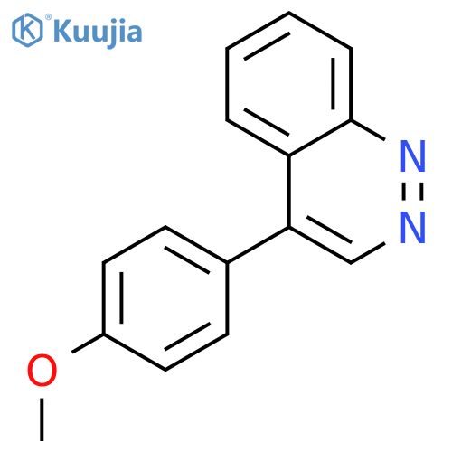 Cinnoline, 4-(4-methoxyphenyl)- structure