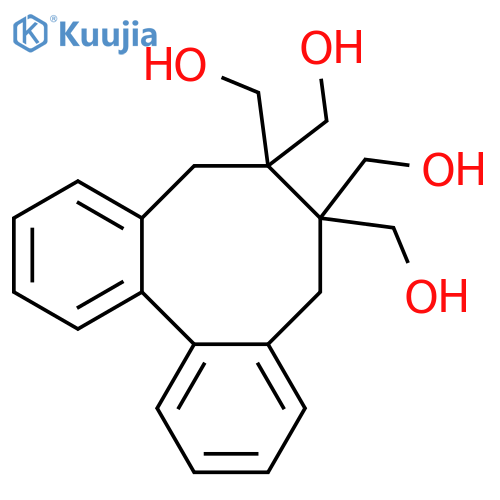 Dibenzo[a,c]cyclooctene-6,6,7,7-tetramethanol, 5,8-dihydro- structure