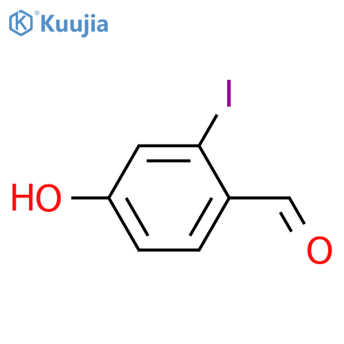 4-Hydroxy-2-iodobenzaldehyde structure