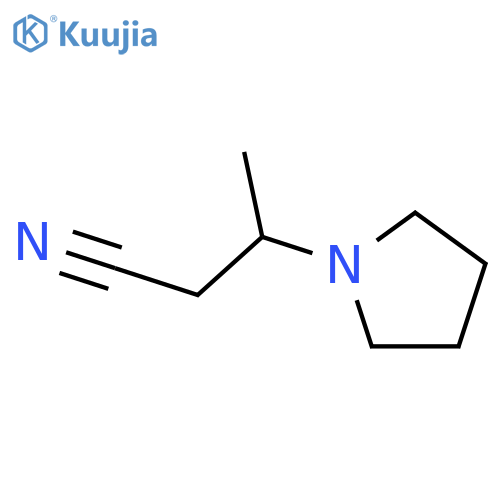 3-Pyrrolidin-1-ylbutanenitrile structure