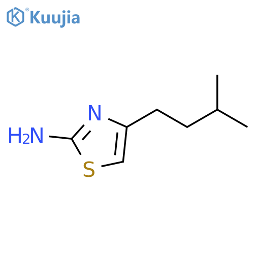 2-Thiazolamine, 4-(3-methylbutyl)- structure