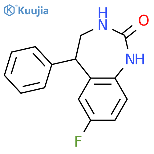 2H-1,3-Benzodiazepin-2-one, 7-fluoro-1,3,4,5-tetrahydro-5-phenyl- structure