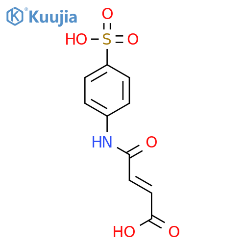 2-Butenoic acid, 4-oxo-4-[(4-sulfophenyl)amino]-, (Z)- structure
