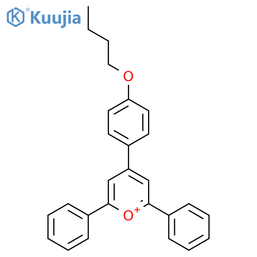 PYRYLIUM, 4-(4-BUTOXYPHENYL)-2,6-DIPHENYL- structure