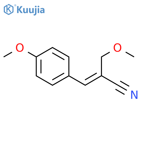 2-Propenenitrile, 2-(methoxymethyl)-3-(4-methoxyphenyl)-, (Z)- structure