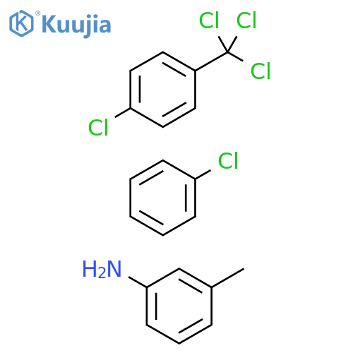 Benzenamine, 3-methyl-, reaction products with chlorobenzene and 1-chloro-4-(trichloromethyl)benzene, monosulfo derivs. structure