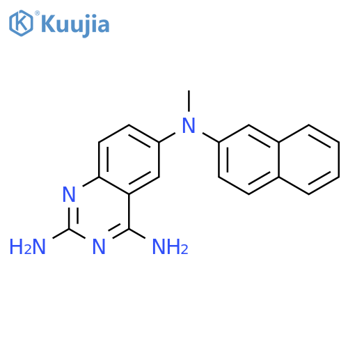 2,4,6-QUINAZOLINETRIAMINE, N6-METHYL-N6-2-NAPHTHALENYL- structure