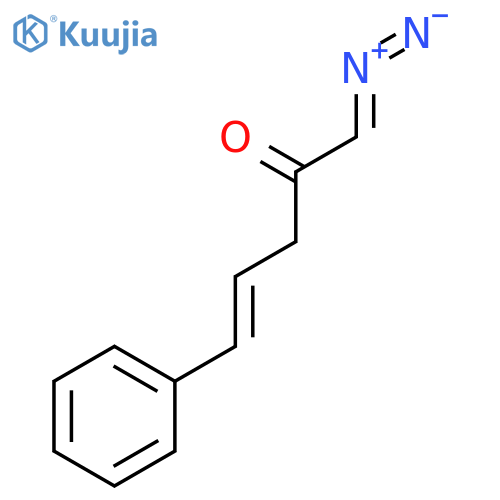 4-PENTEN-2-ONE, 1-DIAZO-5-PHENYL-, (E)- structure