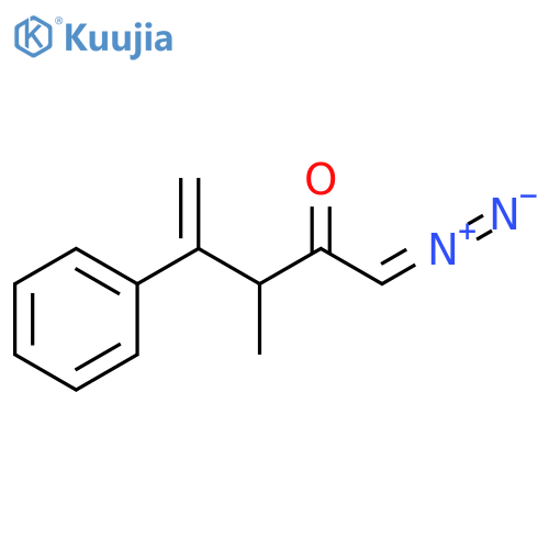 4-Penten-2-one, 1-diazo-3-methyl-4-phenyl- structure