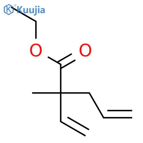 4-PENTENOIC ACID, 2-ETHENYL-2-METHYL-, ETHYL ESTER structure