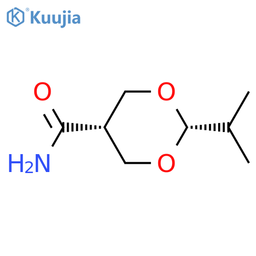 1,3-Dioxane-5-carboxamide,2-(1-methylethyl)-, cis- structure