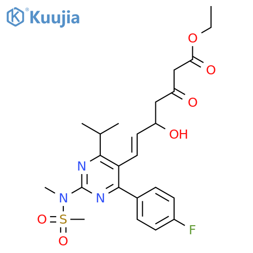 3-Ketorosuvastatin Ethyl Ester (85%) structure