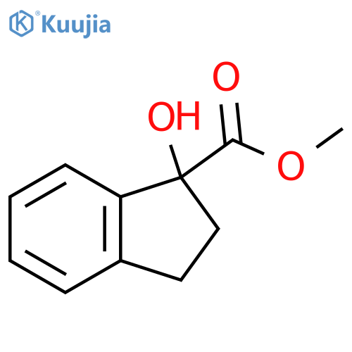 2,3-Dihydro-1-hydroxy-1H-indene-1-carboxylic Acid Methyl Ester structure