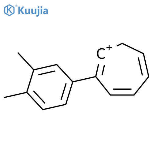 Cycloheptatrienylium, (3,4-dimethylphenyl)- structure