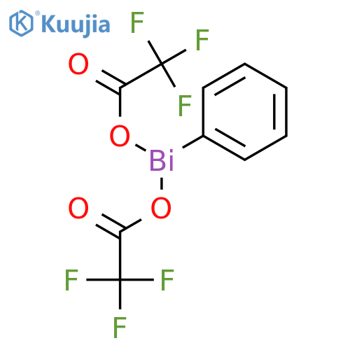 Bismuthine, phenylbis[(trifluoroacetyl)oxy]- structure