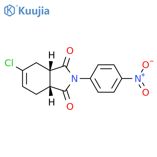 1H-Isoindole-1,3(2H)-dione, 5-chloro-3a,4,7,7a-tetrahydro-2-(4-nitrophenyl)-, cis- (9CI) structure