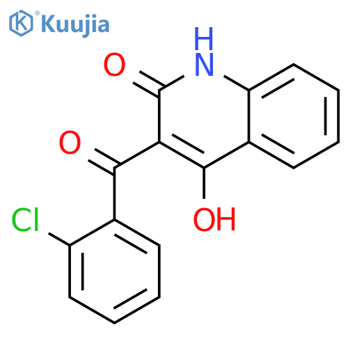 2(1H)-Quinolinone, 3-(2-chlorobenzoyl)-4-hydroxy- structure