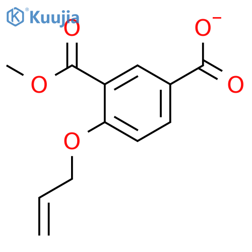 1,3-Benzenedicarboxylic acid, 4-(2-propenyloxy)-, 3-methyl ester structure