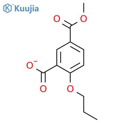 1,3-Benzenedicarboxylic acid, 4-propoxy-, 1-methyl ester structure