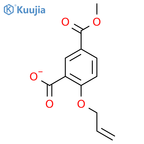 1,3-Benzenedicarboxylic acid, 4-(2-propenyloxy)-, 1-methyl ester structure