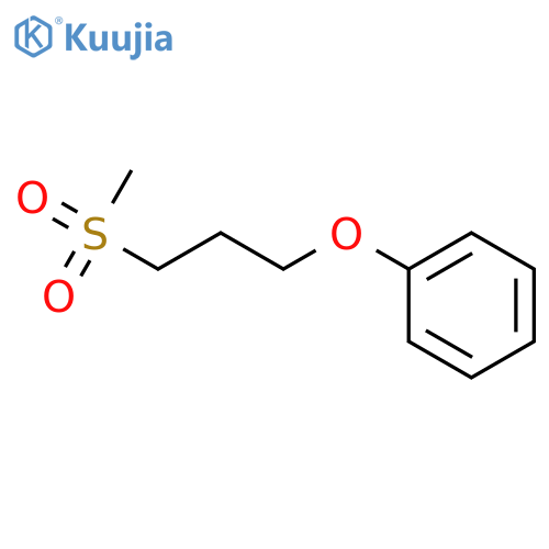 Benzene, [3-(methylsulfonyl)propoxy]- structure