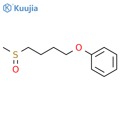 Benzene, [4-(methylsulfinyl)butoxy]- structure