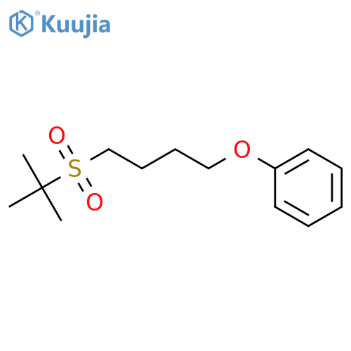Benzene, [4-[(1,1-dimethylethyl)sulfonyl]butoxy]- structure