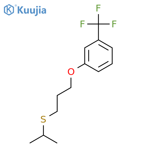 Benzene, 1-[3-[(1-methylethyl)thio]propoxy]-3-(trifluoromethyl)- structure