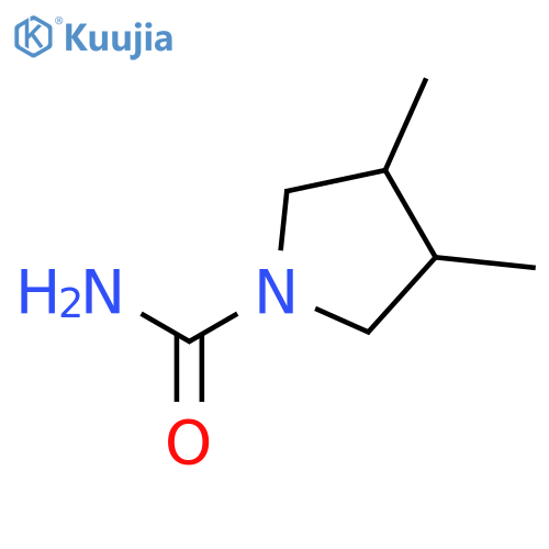 1-Pyrrolidinecarboxamide, 3,4-dimethyl- structure