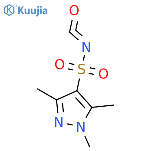 1H-Pyrazole-4-sulfonyl isocyanate, 1,3,5-trimethyl- structure