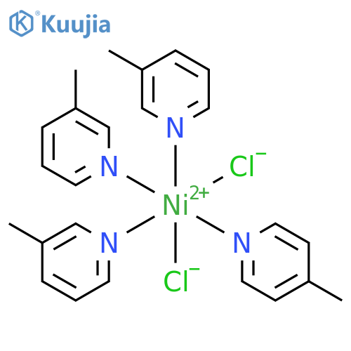 Nickel, dichlorotris(3-methylpyridine)(4-methylpyridine)- structure