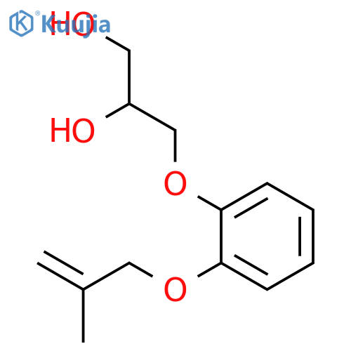 1,2-Propanediol, 3-[2-[(2-methyl-2-propenyl)oxy]phenoxy]- structure