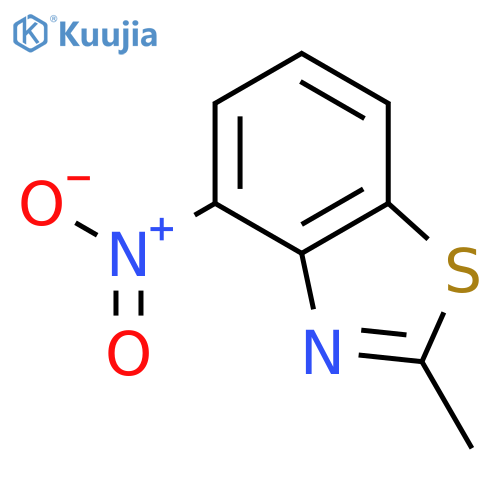 Benzothiazole,2-methyl-4-nitro- structure