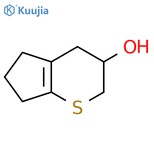 Cyclopenta[b]thiopyran-3-ol, 2,3,4,5,6,7-hexahydro- structure