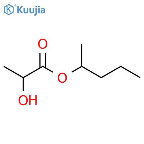 PROPANOIC ACID, 2-HYDROXY-, 1-METHYLBUTYL ESTER structure
