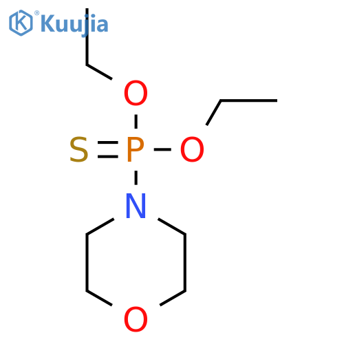 PHOSPHONOTHIOIC ACID, 4-MORPHOLINYL-, O,O-DIETHYL ESTER structure